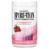Spiru-Tein, энергетическая добавка с высоким содержанием протеина, со вкусом клубники, 1088 г (2,4 фунта)