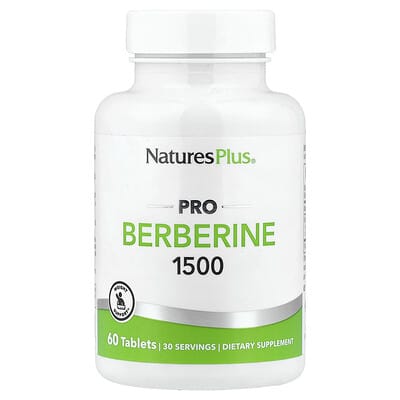NaturesPlus, Pro Berberine, 1500 mg, 60 Tablets