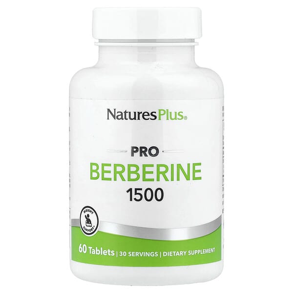 NaturesPlus, Pro Berberine 1500, 60 Tablets (750 mg per Tablet) — product photo 1