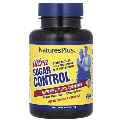 NaturesPlus, Ultra Sugar Control, the Dieter's Superior Companion, 60 Tablets