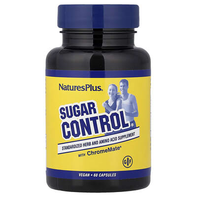 NaturesPlus, Glucose Control® with ChromeMate®, 60 Capsules