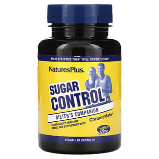 NaturesPlus‏, Sugar Control, תוסף התזונה Dieter's Companion, מכיל 60 כמוסות