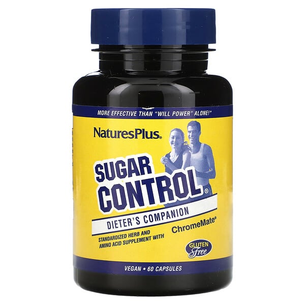 NaturesPlus‏, Sugar Control, Dieter's Companion, 60 Capsules