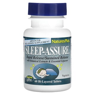 NaturesPlus, Sleep Assure, 60 Comprimidos em Duas Camadas