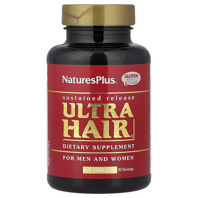 NaturesPlus, Ultra Hair®, For Men and Women, 60 Tablets