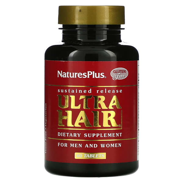 NaturesPlus‏, Ultra Hair, לגברים ולנשים, 60 טבליות