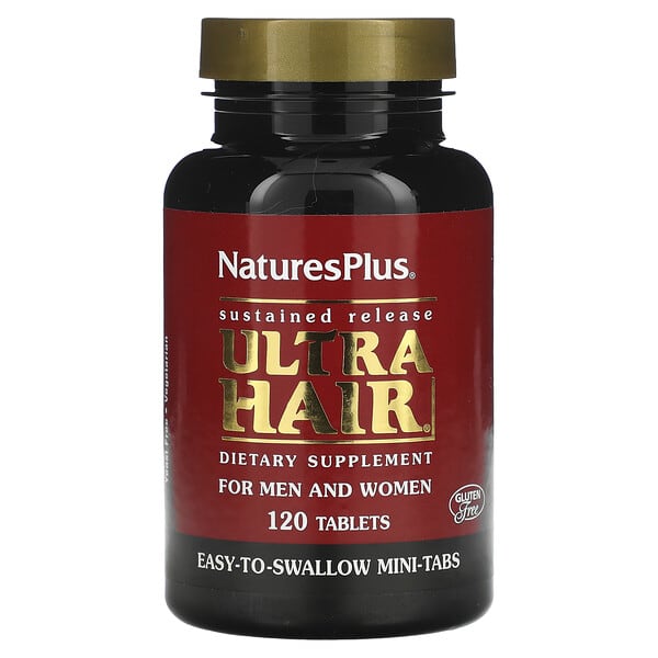 NaturesPlus, Ultra Hair, Para hombres y mujeres, 120 comprimidos