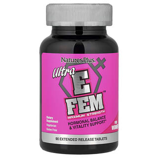 NaturesPlus, 女性 Ultra E Fem，特强型，90 片缓释片