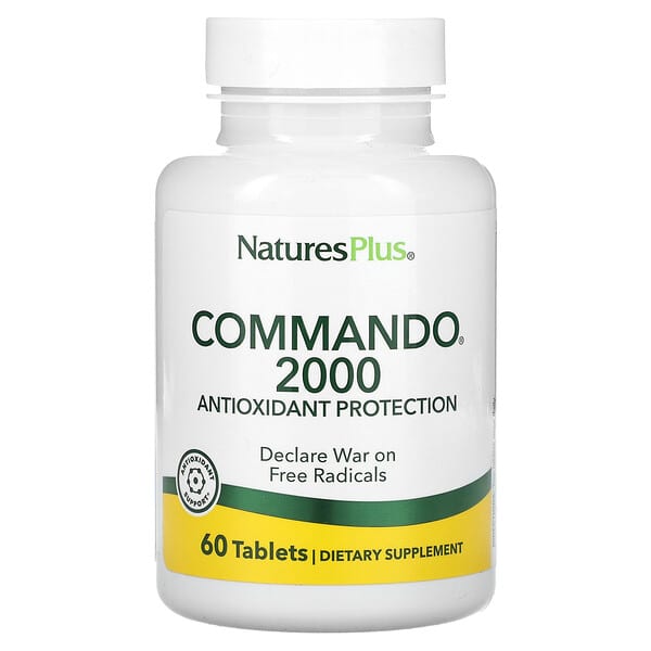 NaturesPlus, Commando 2000, 60 Tablets