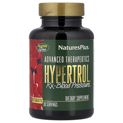 NaturesPlus, Advanced Therapeutics, Hypertrol®, RX Blood Pressure®, 60 Tablets