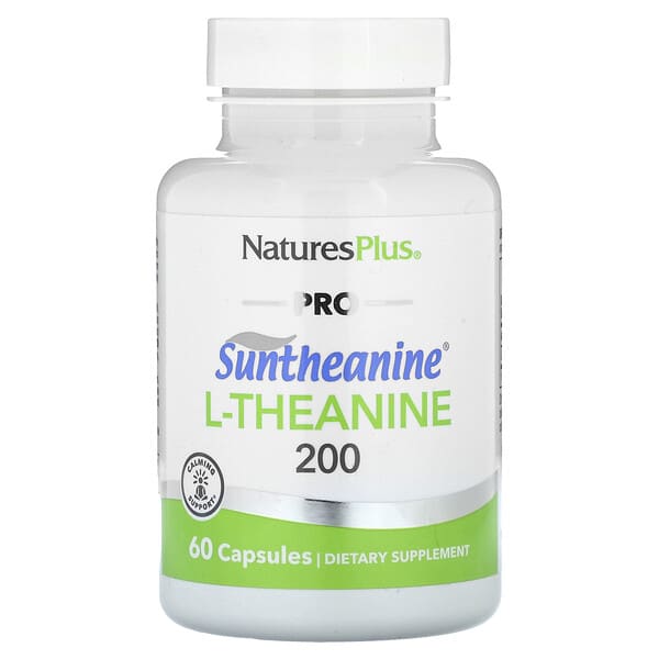 Pro, Suntheanine L-Theanine 200, 60 Capsules (100 mg per Capsule)