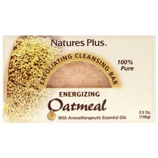 NaturesPlus, Oatmeal Exfoliating Cleansing Bar, 3.5 oz. (100 g)