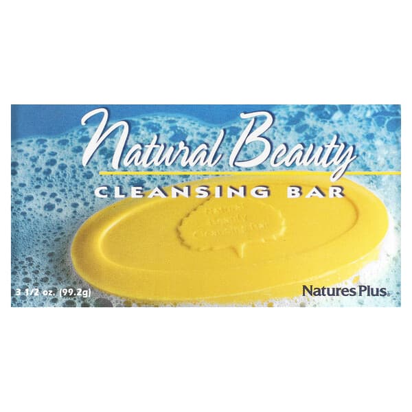 NaturesPlus, Natural Beauty Cleansing Bar, 3 1/2 oz (99.2 g)
