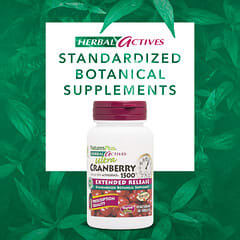 NaturesPlus, Activos herbarios, Ultra Cranberry 1500, 1500 mcg, 30 comprimidos