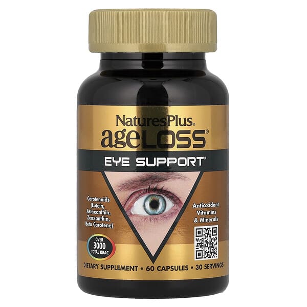 NaturesPlus, AgeLoss®, Soutien pour les yeux, 60 capsules