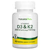 Vitamins D3 & K2, 90 Tablets