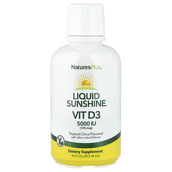 Liquid Sunshine®, Vitamin D3, Tropical Citrus, 16 fl oz (473.18 ml)