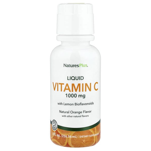 Liquid Vitamin C With Lemon Bioflavonoids, Natural Orange, 8 fl oz (236.56 ml)