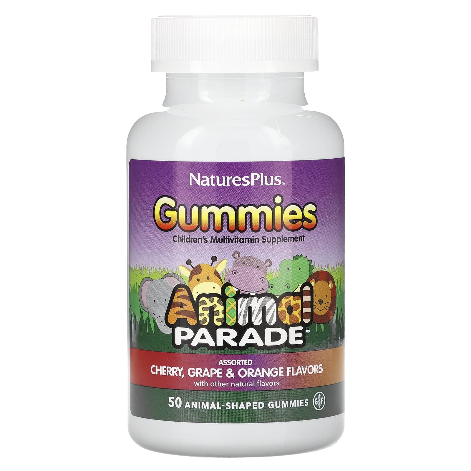 NaturesPlus, Animal Parade, мультивітаміни для дітей, асорті, 50 ...