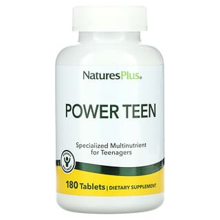NaturesPlus, Power Teen, мультивитамины и минералы для подростков, 180 таблеток