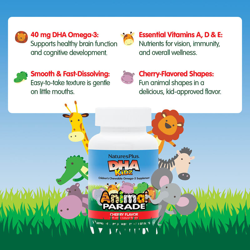 Animal Parade®（アニマルパレード）、DHA（ドコサヘキサエン酸