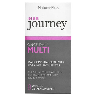 NaturesPlus, Her Journey, Once-A-Day Women's Multi, 30 Tablets