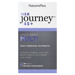 NaturesPlus (네이처스플러스), Her 여정™ 45+, 하루 1회, 종합비타민 30정