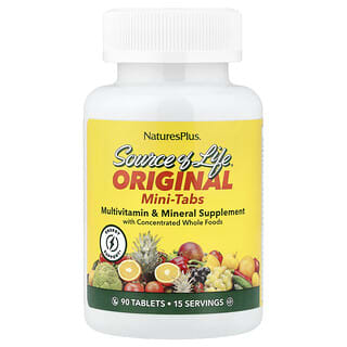 ناتشرز بلاس‏, Source of Life® ، أقراص صغيرة أصلية ، مكمل غذائي متعدد الفيتامينات والمعادن ، 90 قرصًا