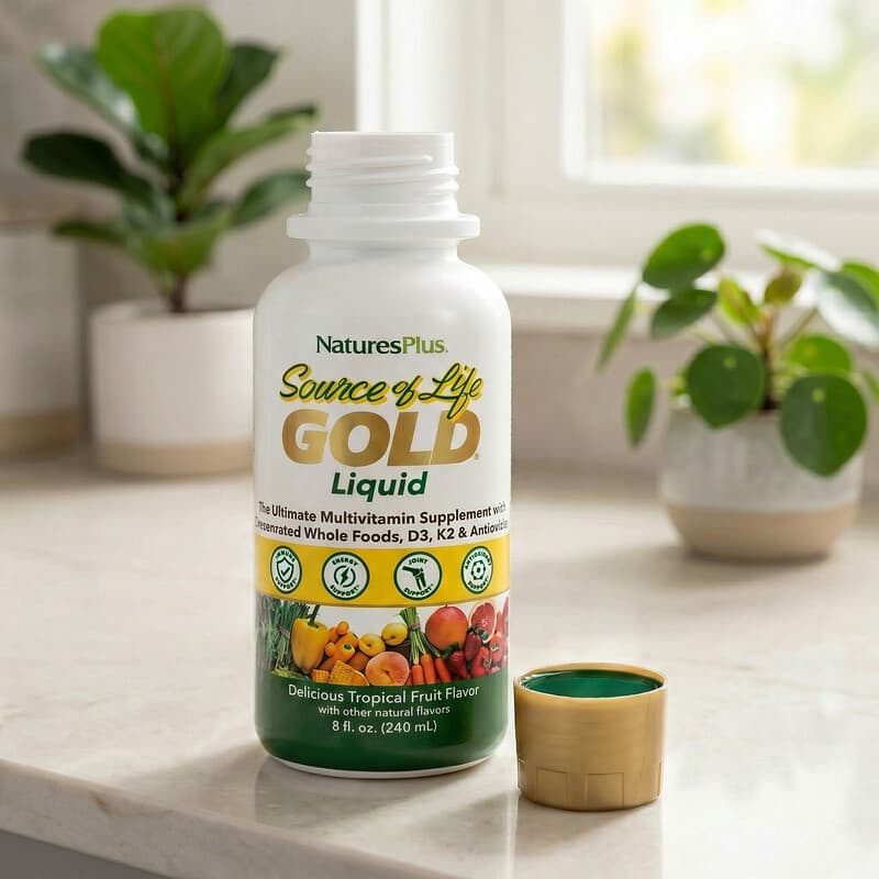 Source of Life, Gold® Liquid, Tropical Fruit, 8 fl oz (240 ml)