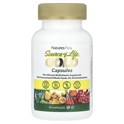 NaturesPlus, Source of Life®, Gold, The Ultimate Multivitamin Supplement, 90 Capsules