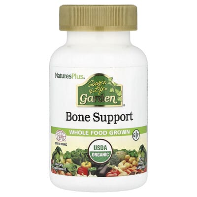 NaturesPlus, Source of Life® Garden, Bone Helper, 120 Vegan Capsules