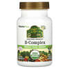 Source of Life Garden, сертифицированный органический комплекс витаминов группы B, 60 растительных капсул