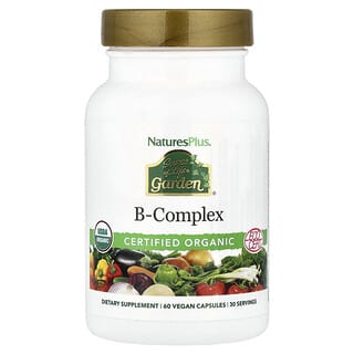 ناتشرز بلاس‏, Source of Life® Garden ، مركب فيتامين ب ، 60 كبسولة نباتية