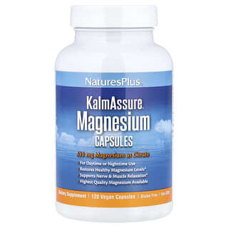 NaturesPlus, KalmAssure®, магний, 120 веганских капсул (105 мг в 1 капсуле)
