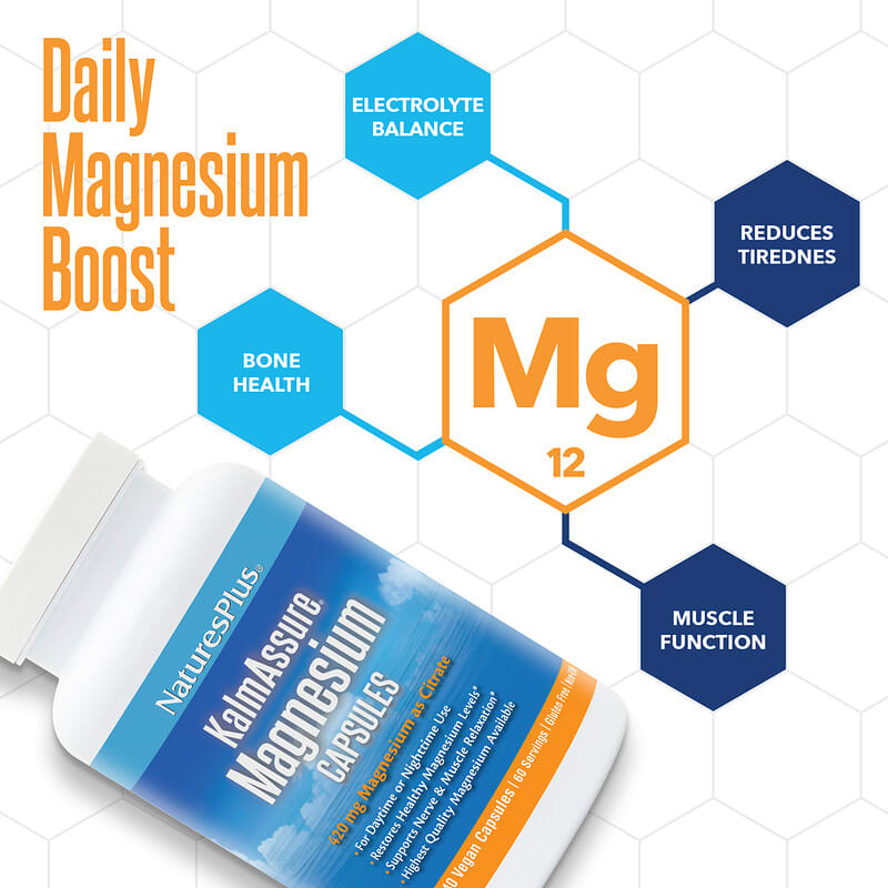 KalmAssure®, Magnesium, 240 Vegan Capsules (105 mg per Capsule)