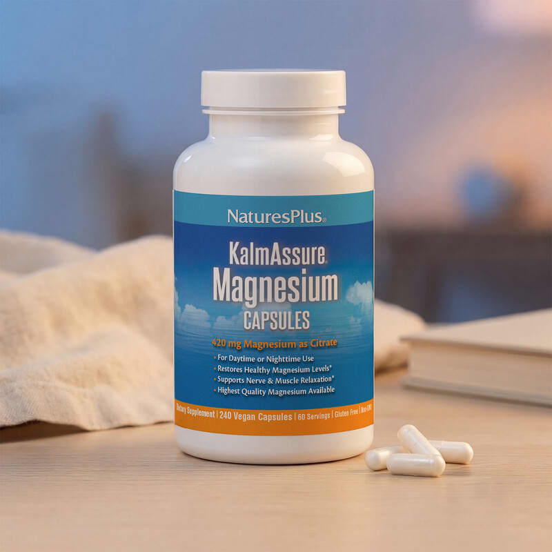 KalmAssure®, Magnesium, 240 Vegan Capsules (105 mg per Capsule)