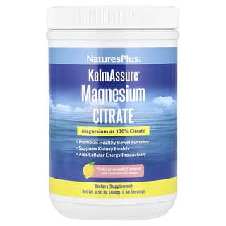 NaturesPlus, KalmAssure® цитрат магния, розовый лимонад, 408 г