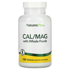 NaturesPlus, Cal/Mag with Whole Foods, 180 Tabletten
