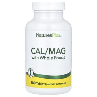 NaturesPlus, Cal/Mag with Whole Foods，180 片