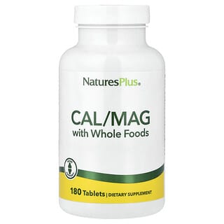 NaturesPlus, Cal/Mag with Whole Foods, 180 Tabletten