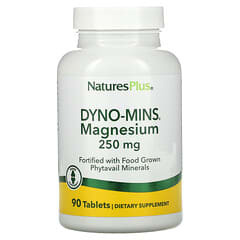 NaturesPlus, Dyno-Mins, Magnesium, 250 mg, 90 Tabletten