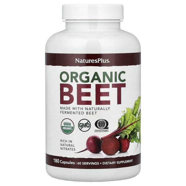Organic Beet, 180 Capsules (666 mg per Capsule)