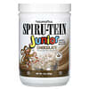 Spiru-Tein（スピルテイン）ジュニア、栄養豊富な濃厚シェイクミックス、チョコレート、450g（1ポンド）