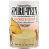 Spiru-Tein, alimento energético con alto contenido protéico, duraznos y crema, 1,1 lbs (510 g)