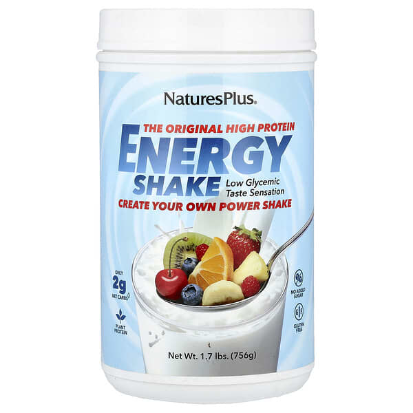 NaturesPlus, Original High Protein, Energy Shake, 1.7 lbs. (756 g) — product photo 1