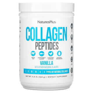 NaturesPlus, 膠原蛋白肽，香草味，0.8 lb（364 克）