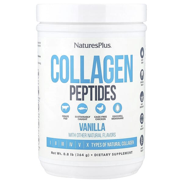 Collagen Peptides, Vanilla, 0.8 lb (364 g)