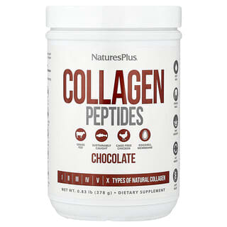 NaturesPlus, Péptidos de colágeno, Chocolate`` 378 g (0,83 lb)