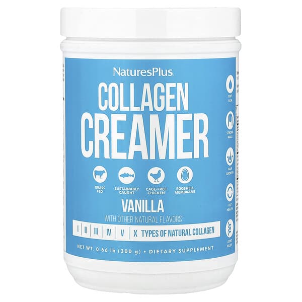 Collagen Creamer, Vanilla, 0.66 lb (300 g)