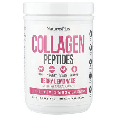 Norland NaturesPlus, Collagen Peptides, Berry Lemonade, 0.8 lbs (364 g) supplement Uganda UGX 109499